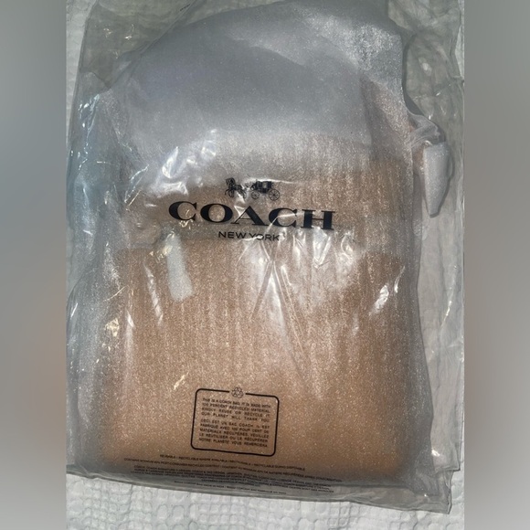 NWT Coach Mini Rowan File Bag‎ in Honeycomb/Silver - Picture 3 of 10